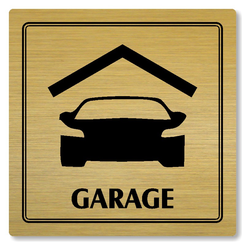 Garage, 100x100mm, zlatá, Utah